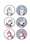 Penguin Pasta Plate Set of 6 19 cm New011 - 2