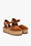 Lobo Tan Genuine Leather Women's Espadrille Sandals - 4