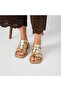 Perge Gold Real Leather Women's Sandals - 2