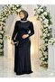 Luxury Evening Dress with Self-Glittering Stones