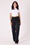 Women's Black Color Loose Fit Fabric 100% Cotton Denim Jean - 3