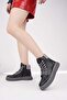 Ermod 401 Black Gray Women's Boots - 3