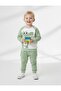 Unisex Kids Transitional Crew Neck Sweatshirt Tracksuit Bottom-Top Set - 4