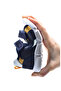 Double Velcro Air Mesh Detailed Genuine Leather Baby Boy Sandals Navy Blue - 7