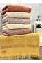Avangart Fringed 6 Pieces 50X90 Hand and Face Towel Set - 6