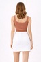 Women's Onion Shell Strappy Crop Top - 3