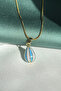 Mine Detailed Steel Balloon Necklace - 2