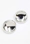 Plate Earrings - Silver