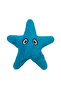Blue Starfish Plush Dog Toy Rustle Sound Plush Dog Toys