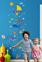 Underwater World Sea Animals Themed Baby And Child Room Height Meter Wall Decor