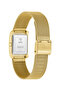 Ladies Yellow Gold Tone Rectangle Analog Watch - 3