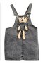 Teddy Bear Denim Skirt Slopet Light Black Girls' Slopet - 5