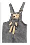 Teddy Bear Denim Skirt Slopet Light Black Girls' Slopet - 6