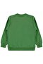 Civil Boy's Skateboard Monster Printed Sweatshirt Km |   Interlock |   School Nursery and Daily Use - Green - 2