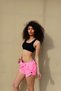 Women's Lycra Sea Shorts Skirt C1810 Pink - 2
