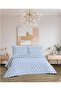 Honeycomb Patterned 3 Piece Double Bedspread