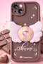 iPhone 15 Plus Case with Camera Protection and Figured Design Silicone Cover