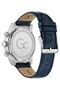 Gc Dress Men S 3540 D Mvmt Beige Dail 10 Amt Blue Genuine Leather Strap - 2