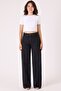 Women's High Waist Enzyme Washed Cotton Comfortable Dady Fit Jean Trousers Inner Length:82Cm - 7