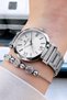 Original Cut Glass Women's Wristwatch, Waterproof Silver Color Steel Band - Bracelet Gift Dkby2048C6 - 2