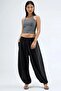 Low Waist Loose Cut Jogger Pants - 4