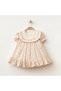 Collar Embroidered Flower Pattern Baby Girl Dress