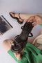 Holi̇day Gold Metal Detailed Adjustable Flip Flop K Belt I Flat Women's Sandals