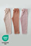 Candy 3-Pack 100% Cotton Baby Leggings Pants Set - 3