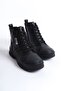 Amber Lace-Up Zippered Orthopedic Solewomen's Boots St - Black - 4