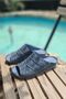 Çeşme- Blue Laser Genuine Leather Slippers - 2