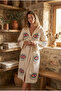 Organic 100% Cotton Hooded Bathrobe Beach Dress - Eye