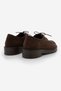 Women's Oxford Shoes Lace-Up Masculine Casual Shoes Nesan Brown Suede - 7
