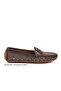 Coffee Stone Embroidered Women's Ballerinas - 2
