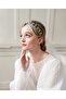Bridal Crown with Pearls Elegant Stylish Polite Wedding Henna Engagement Crown Hair Accessory