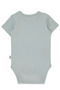 Interlock Short Sleeve Body Suit (Flower Garden) Mint - 2