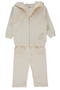 Two-Strap Cardigan 2-Piece Set (Lacy Girl) Beige