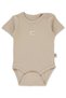 Organic Raporlu Interlock Short Sleeve Body Ay (Organic Be Nature) Beige
