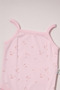 Interlock Corded Strap Bodysuit with Moon Print (Flower Garden) Pink - 3