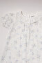 Woven Golf Jumpsuit (Flowery) Ecru - 3