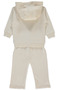 Two-Strap Cardigan 2-Piece Set (Lacy Girl) Beige - 2