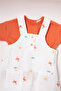 Muslin Salopet 2-Piece Set (Funny Crab) Orange - 3