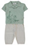 Woven Pants 2-Piece Set (Safari Club) Green