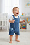 Two-Strap Salopet 2-Piece Set (Happy Fish) Indigo - 5