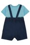 Tencel Salopet 2-Piece Set (Wave Power) Dark Blue - 2