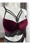 Sattens - Velvet Style Underwire Bra Set - 3