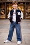3-Piece Boys' Set – College Jacket and Wide-Leg Jeans Combination |   Trend Holiday Wear 5-14 Years Old - 5