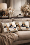 2-Piece Rectangular Throw Pillow Cover with Modern Ethnic Objects Pattern on Cream Floor - 6