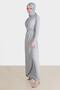 SIMPLE BELTED EVENING DRESS 50237 - 2