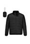 Winter Jacket for Men Foldable Puffer Down Jacket Cold Weather Coat Thermal Quilted Breathable for