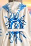 Organic 100% Cotton Hooded Bathrobe Beach Dress - Heliona V2 - 5